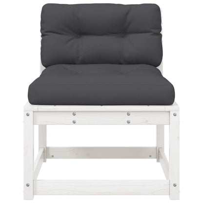 vidaXL Garden Sofa | Set of 2 | White and Anthracite
