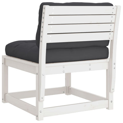 vidaXL Garden Sofa | Set of 2 | White and Anthracite
