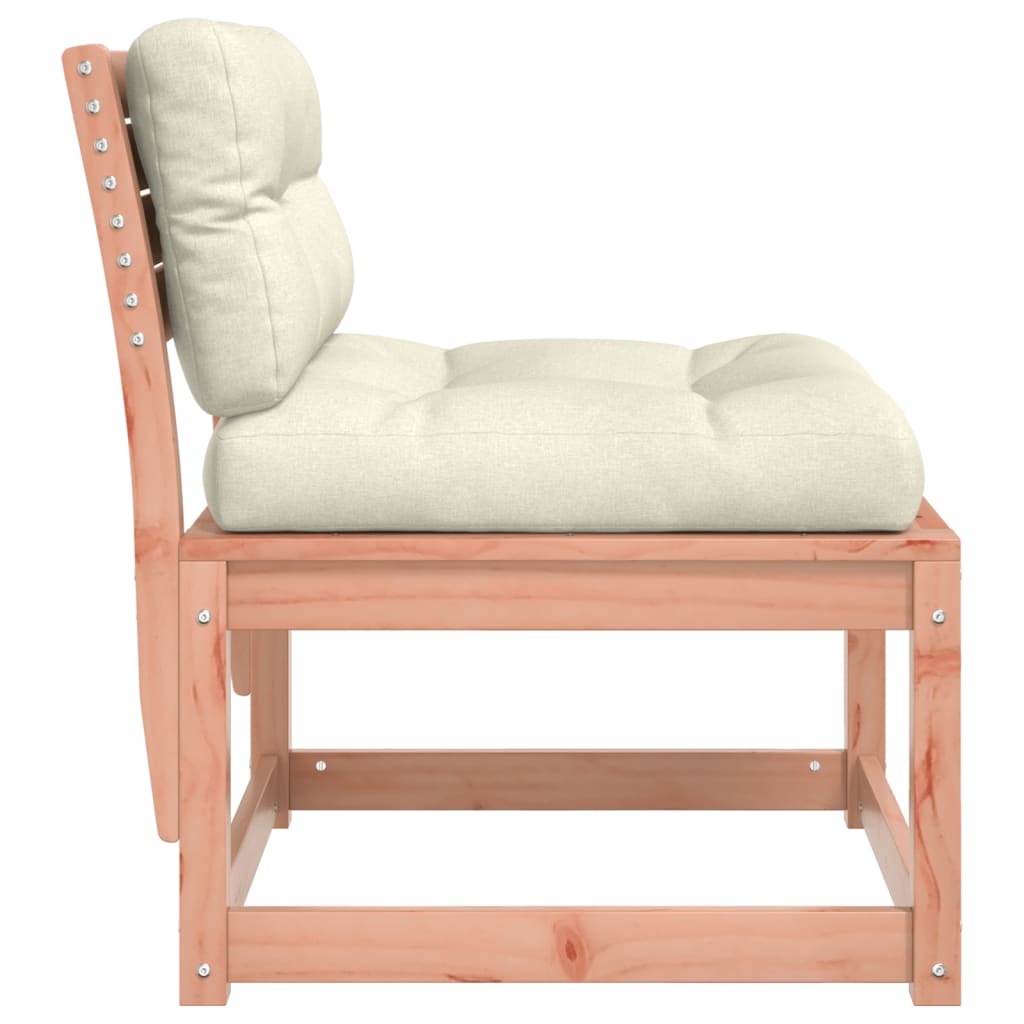 vidaXL Garden Sofa | Set of 2 | Cream white | Solid Douglas wood, Polyester