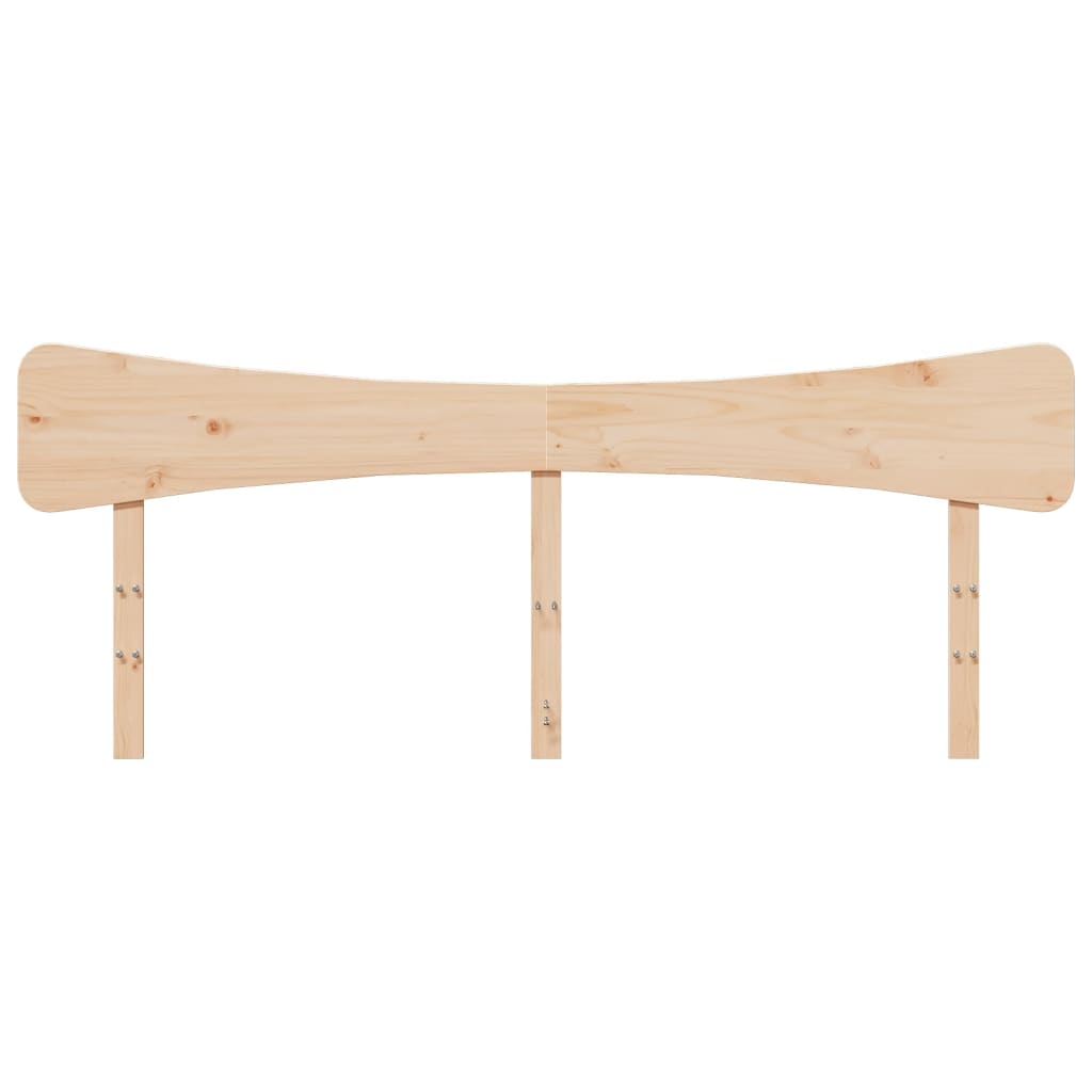 vidaXL Headboard 200 cm Solid Wood Pine