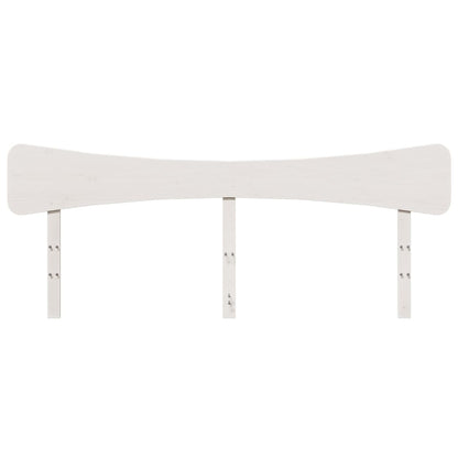 vidaXL Headboard White 200 cm Solid Wood Pine