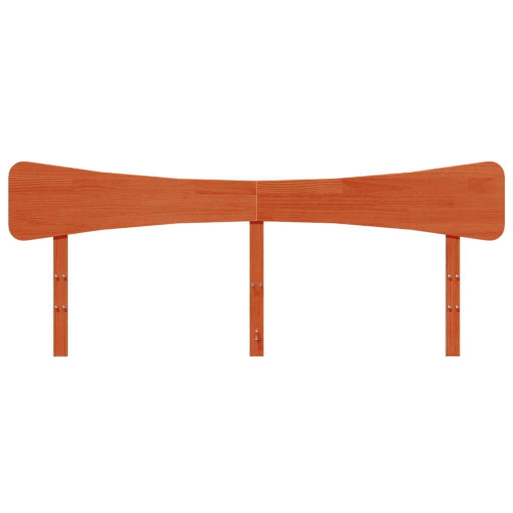vidaXL Headboard Wax Brown 200 cm Solid Wood Pine