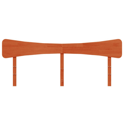 vidaXL Headboard Wax Brown 200 cm Solid Wood Pine