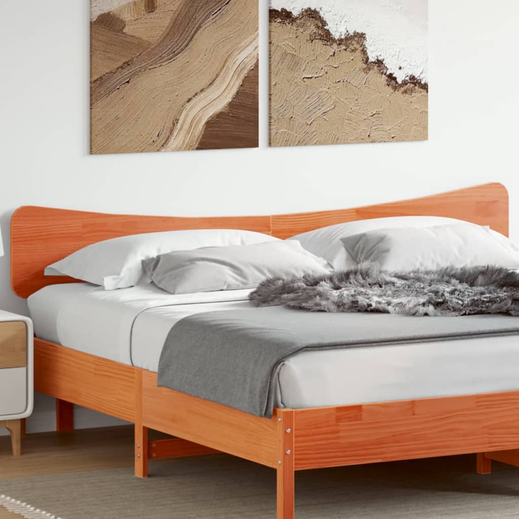 vidaXL Headboard Wax Brown 180 cm Solid Wood Pine