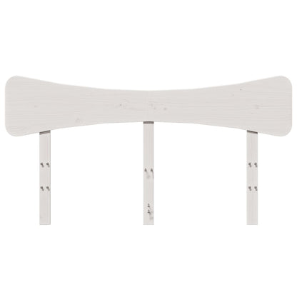 vidaXL Headboard White 160 cm Solid Wood Pine