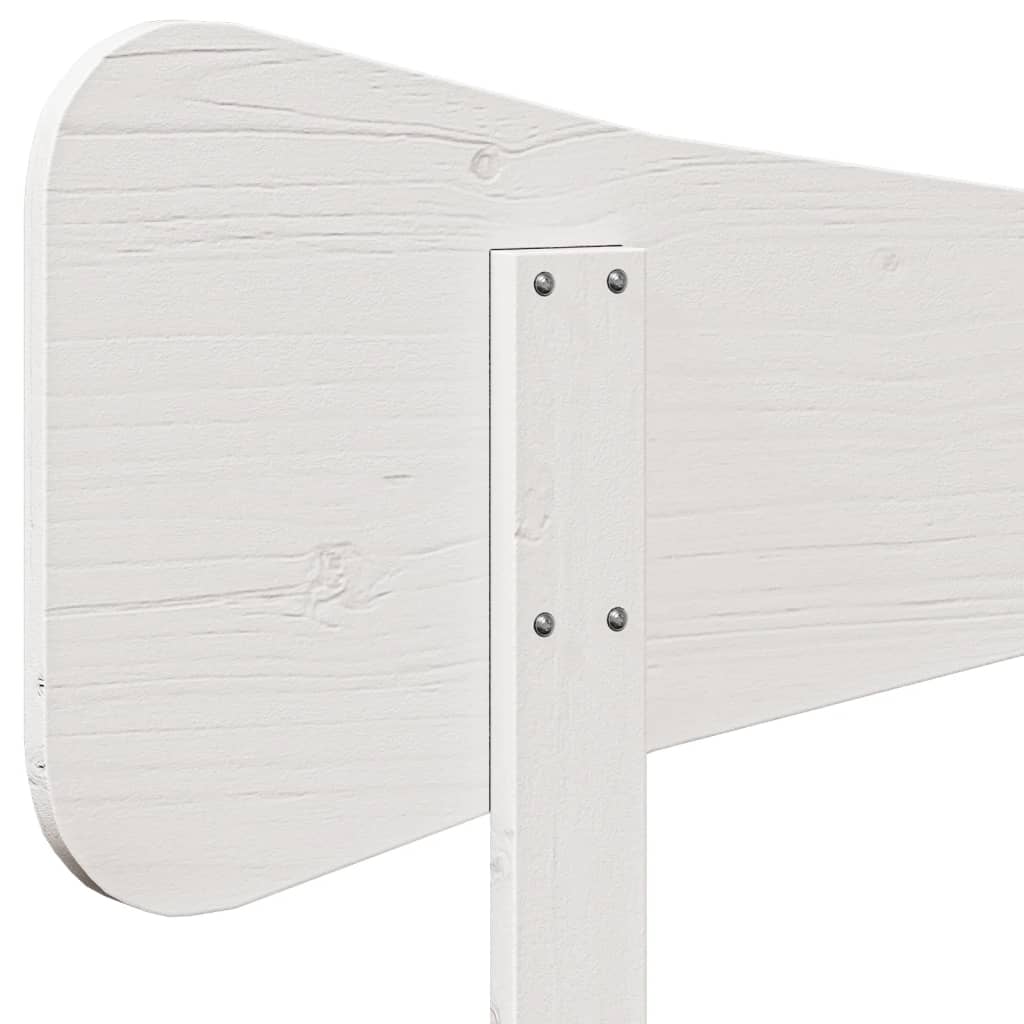 vidaXL Headboard White 160 cm Solid Wood Pine