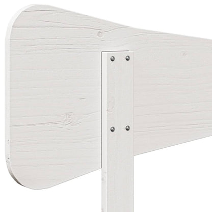 vidaXL Headboard White 160 cm Solid Wood Pine