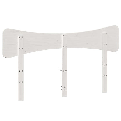 vidaXL Headboard White 150 cm Solid Wood Pine