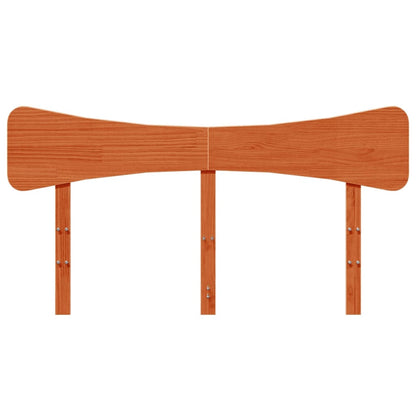 vidaXL Headboard Wax Brown 150 cm Solid Wood Pine