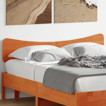 vidaXL Headboard Wax Brown 150 cm Solid Wood Pine
