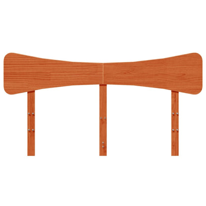 vidaXL Headboard Wax Brown 140 cm Solid Wood Pine