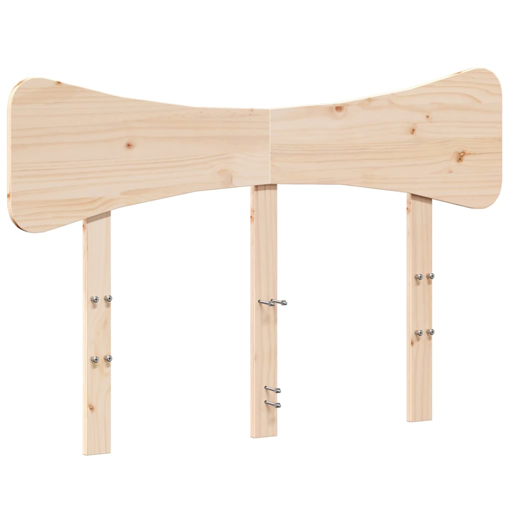 vidaXL Headboard 120 cm Solid Wood Pine