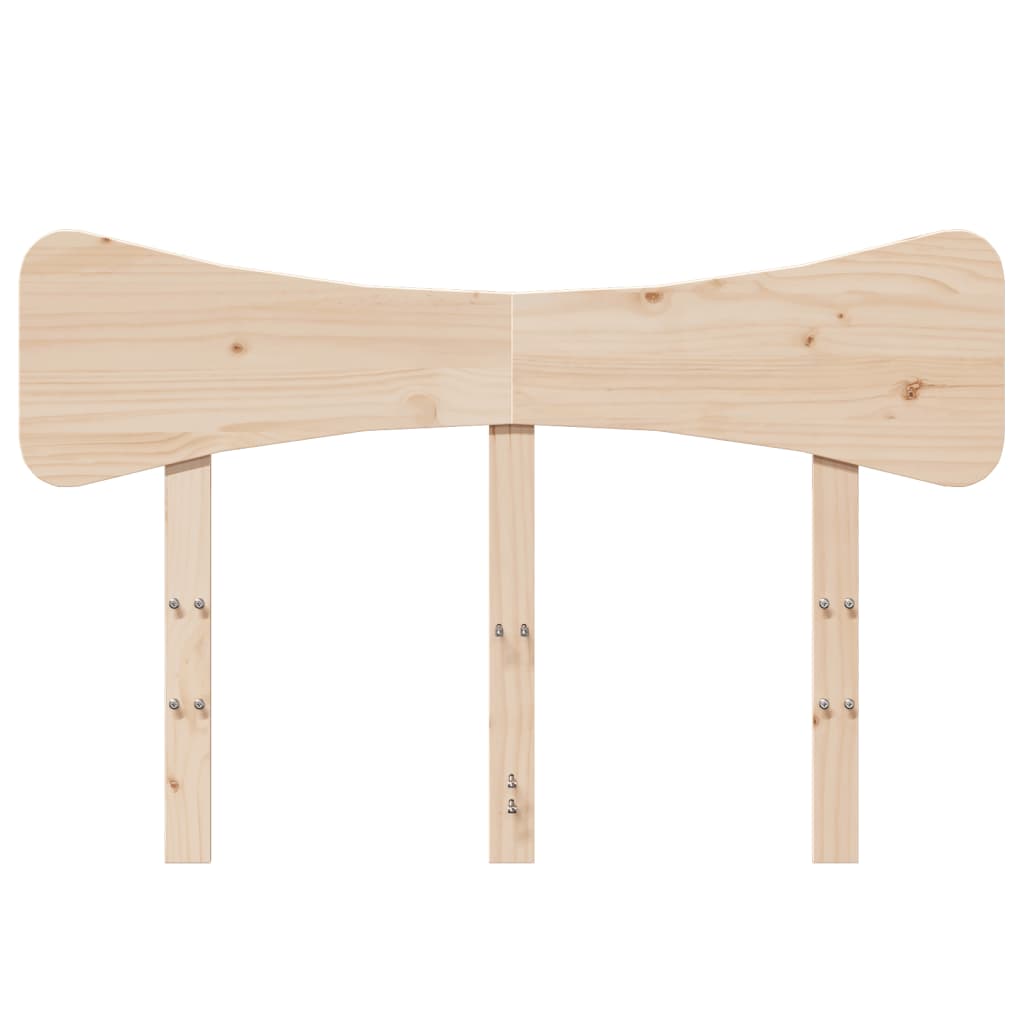 vidaXL Headboard 120 cm Solid Wood Pine