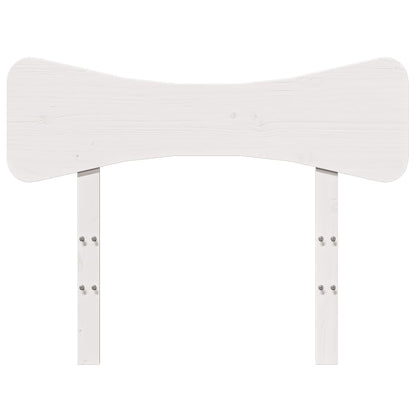 vidaXL Headboard White 100 cm Solid Wood Pine