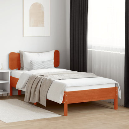 vidaXL Headboard Wax Brown 100 cm Solid Wood Pine