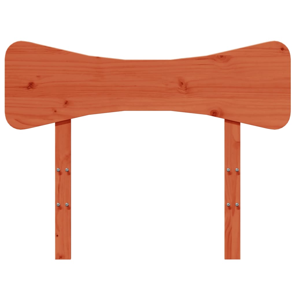 vidaXL Headboard Wax Brown 100 cm Solid Wood Pine