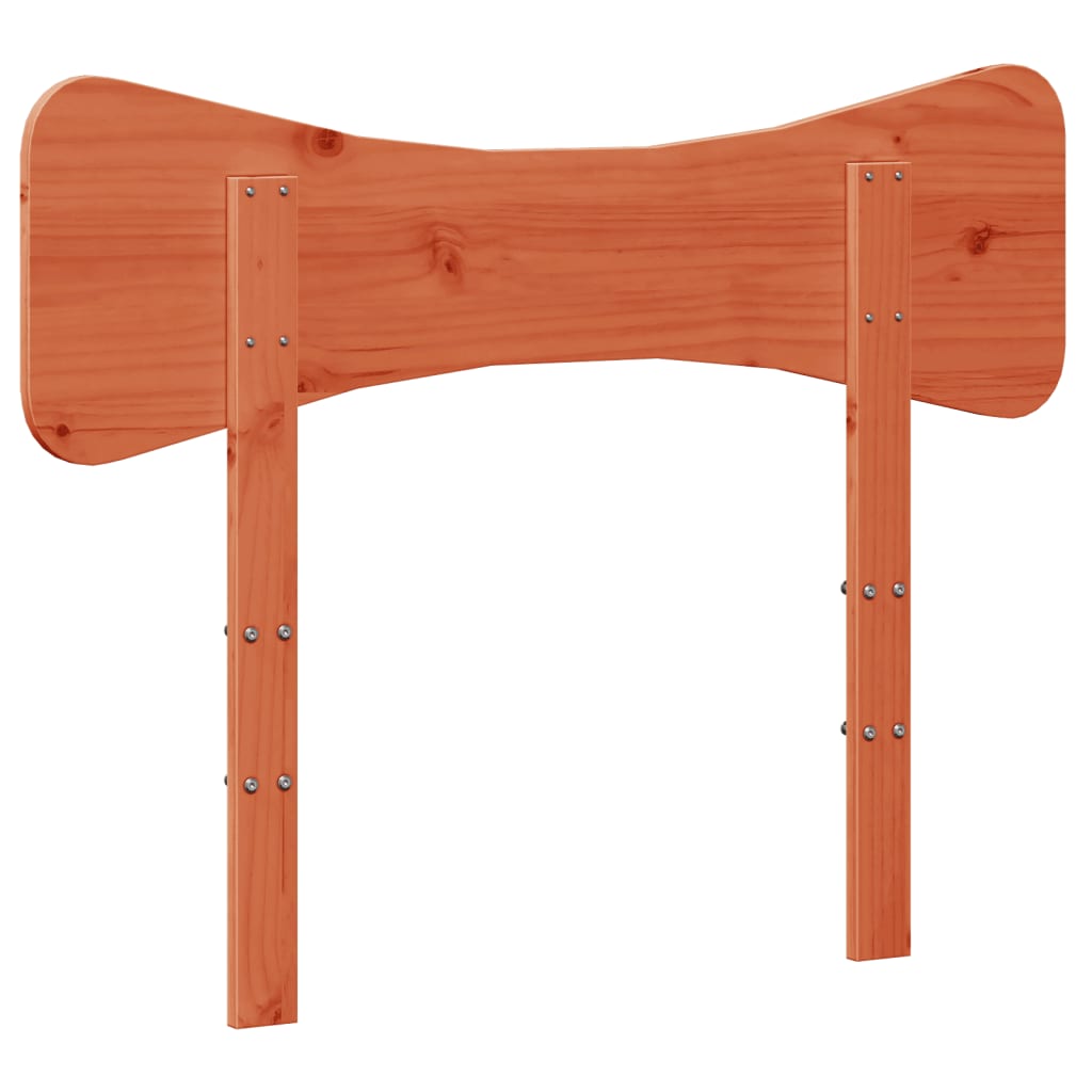 vidaXL Headboard Wax Brown 100 cm Solid Wood Pine