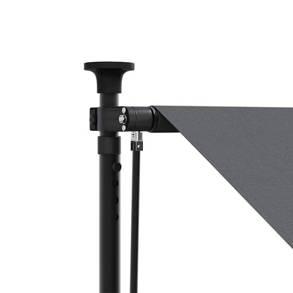 vidaXL Retractable Awning Anthracite 300x150 cm Fabric and Steel