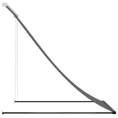 vidaXL Retractable Awning Anthracite 150x150 cm Fabric and Steel