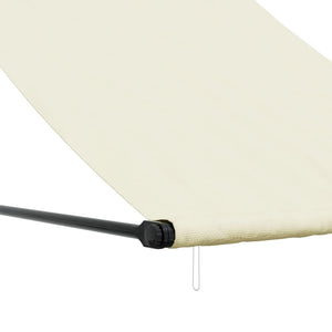 vidaXL Retractable Awning Cream 150x150 cm Fabric and Steel