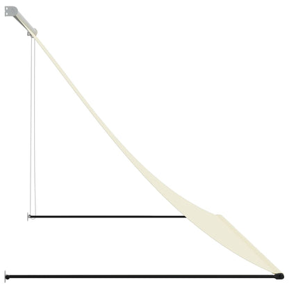 vidaXL Retractable Awning Cream 200x150 cm Fabric and Steel