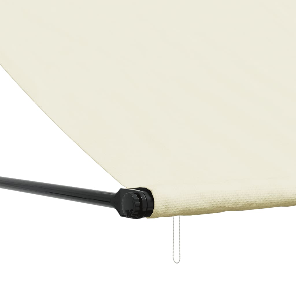 vidaXL Retractable Awning Cream 250x150 cm Fabric and Steel