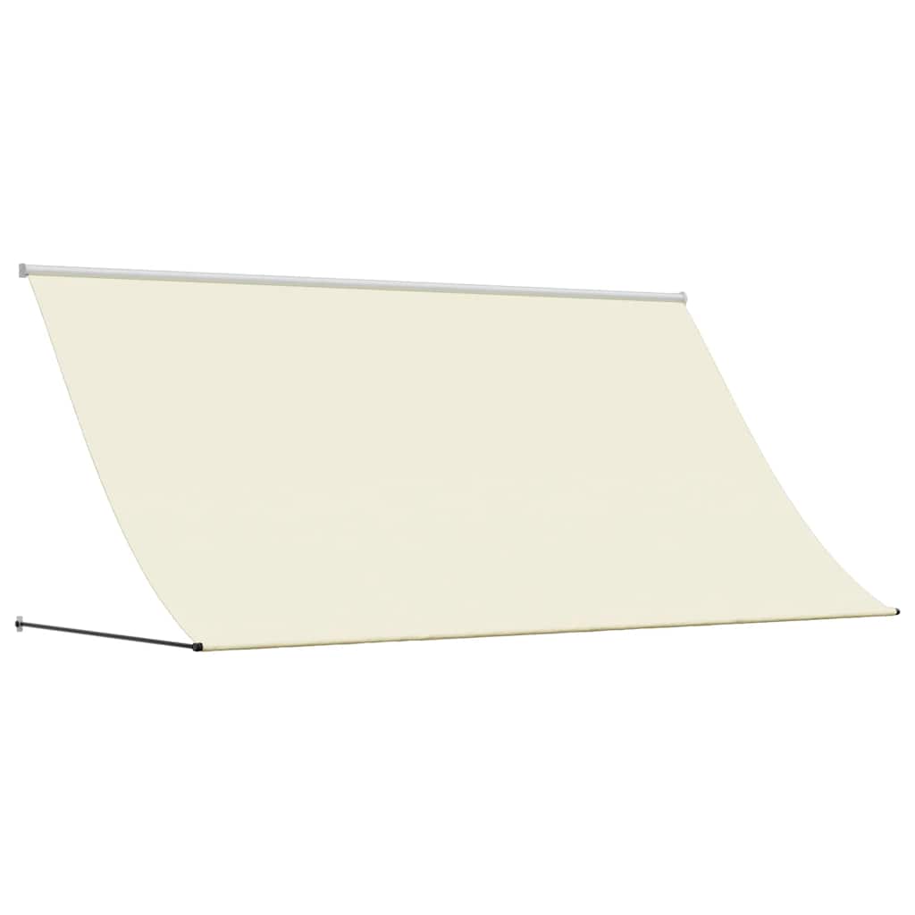 vidaXL Retractable Awning Cream 300x150 cm Fabric and Steel