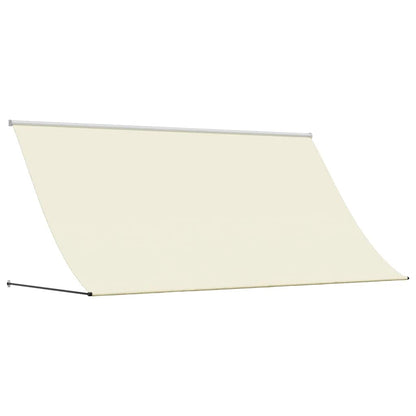 vidaXL Retractable Awning Cream 300x150 cm Fabric and Steel