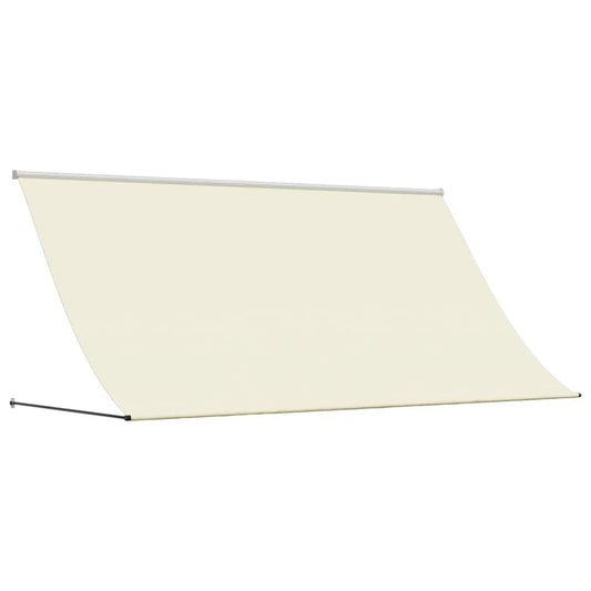 vidaXL Retractable Awning Cream 300x150 cm Fabric and Steel
