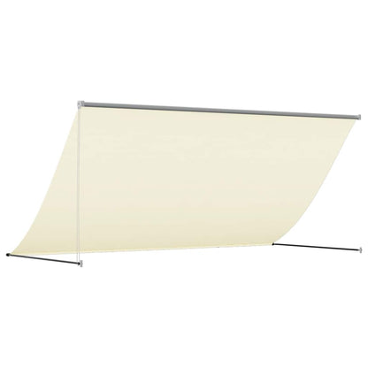 vidaXL Retractable Awning Cream 300x150 cm Fabric and Steel