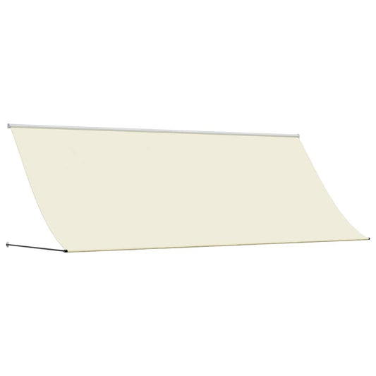 vidaXL Retractable Awning Cream 350x150 cm Fabric and Steel