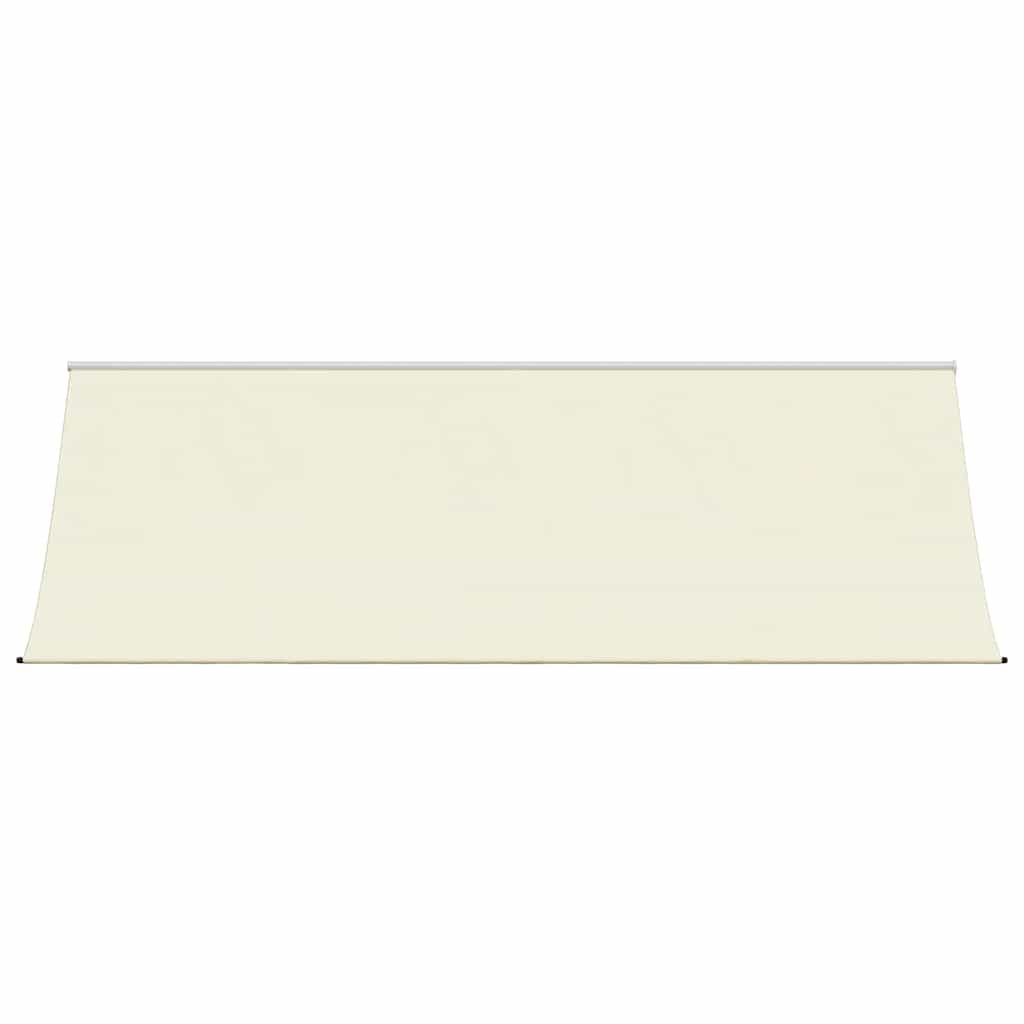 vidaXL Retractable Awning Cream 400x150 cm Fabric and Steel