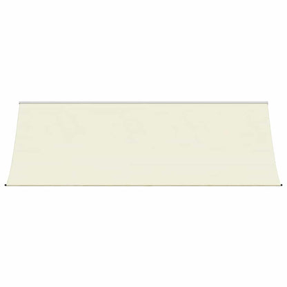 vidaXL Retractable Awning Cream 400x150 cm Fabric and Steel