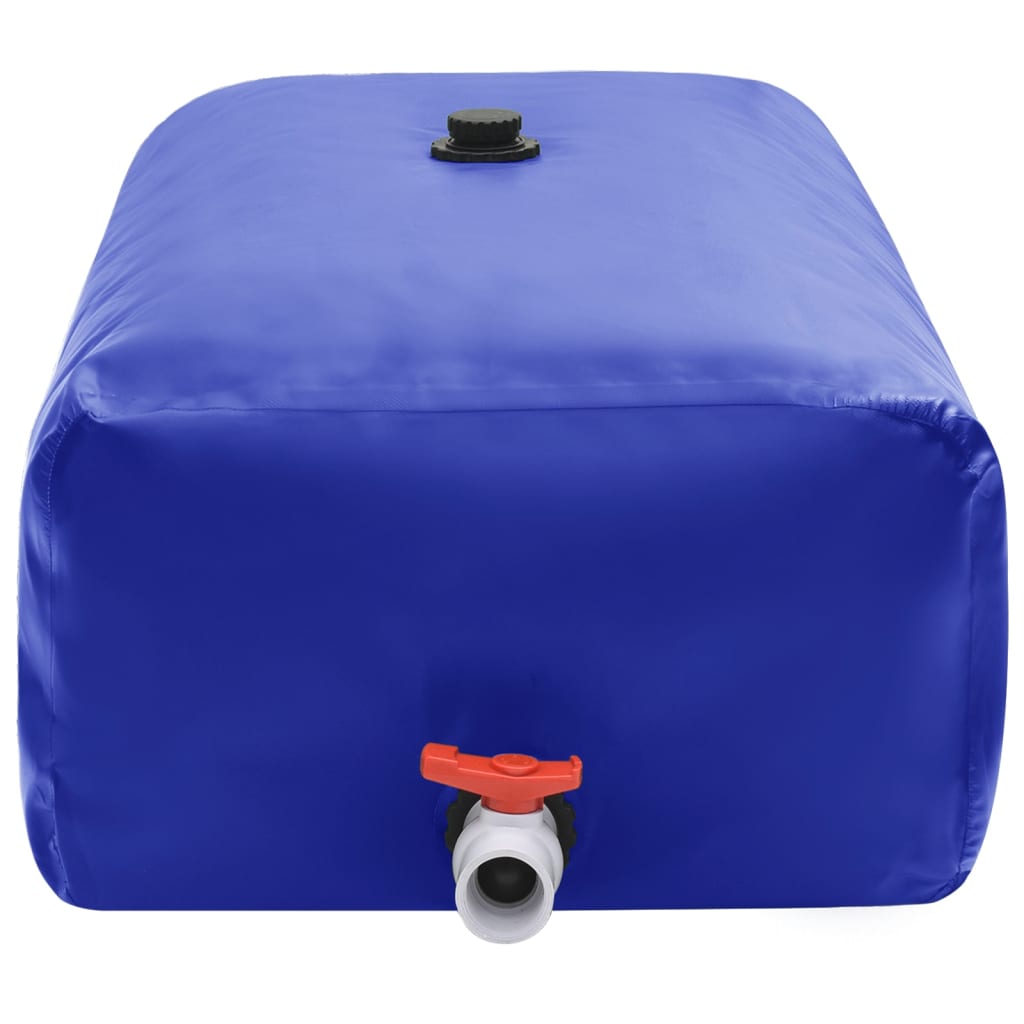 vidaXL Water Tank with Tap Foldable 670 L PVC