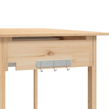 vidaXL Potting Table with Sink 147,5x44x139,5 cm Solid Wood Fir