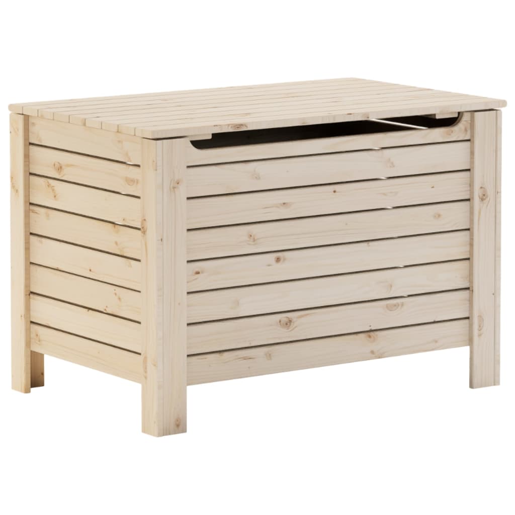 vidaXL Storage Box with Lid RANA 100x49x54 cm Solid Wood Pine