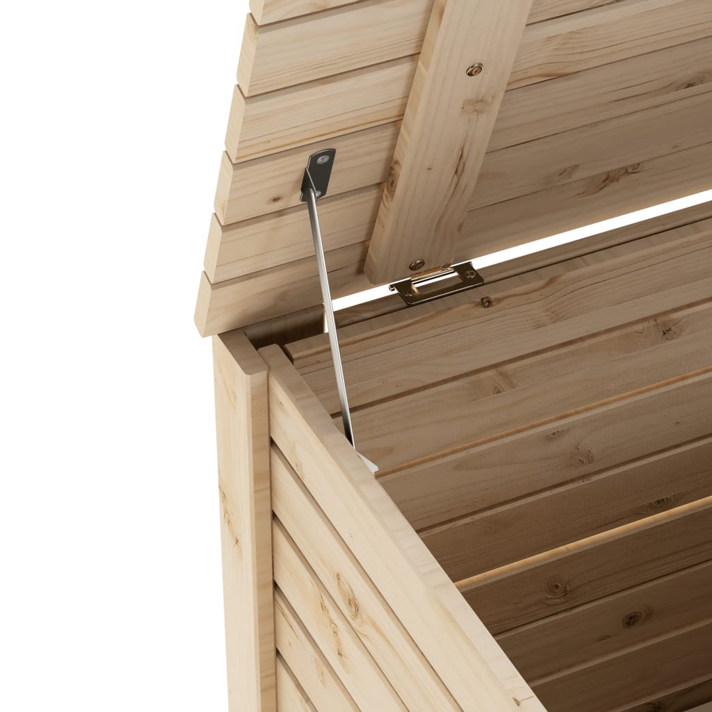 vidaXL Storage Box with Lid RANA 100x49x54 cm Solid Wood Pine
