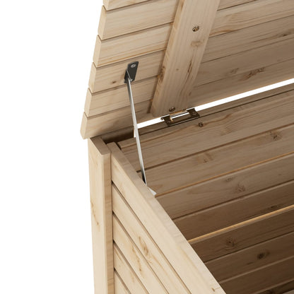 vidaXL Storage Box with Lid RANA 100x49x54 cm Solid Wood Pine