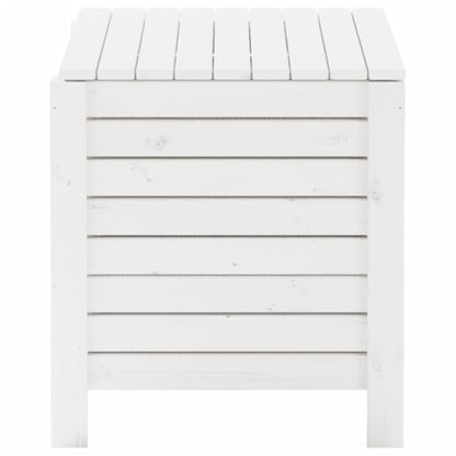 vidaXL Storage Box with Lid RANA White 100x49x54 cm Solid Wood Pine