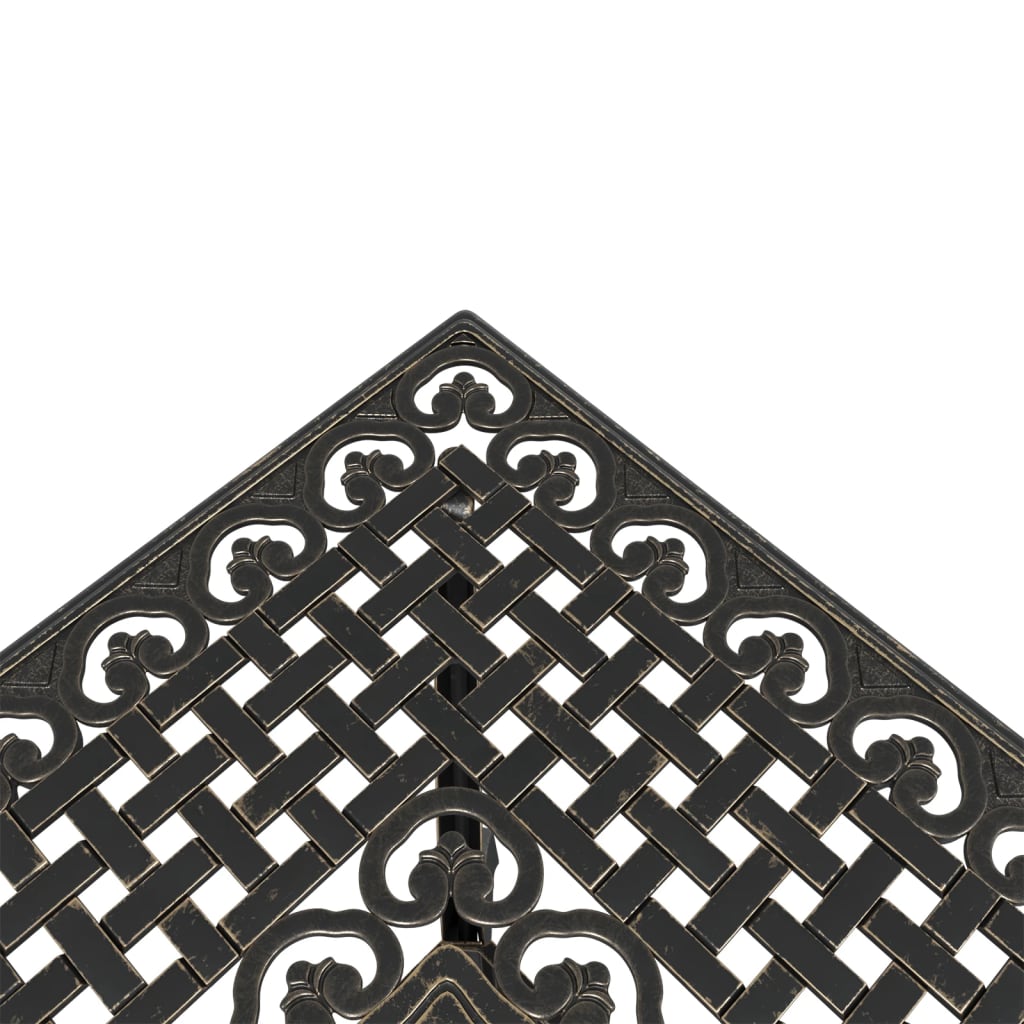 vidaXL Bistro Set | Bronze | Cast Aluminium | Medium | Durable | Bistro Set