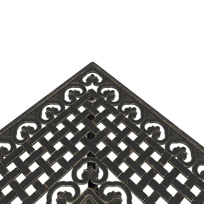 vidaXL Bistro Set | Bronze | Cast Aluminium | Medium | Durable | Bistro Set