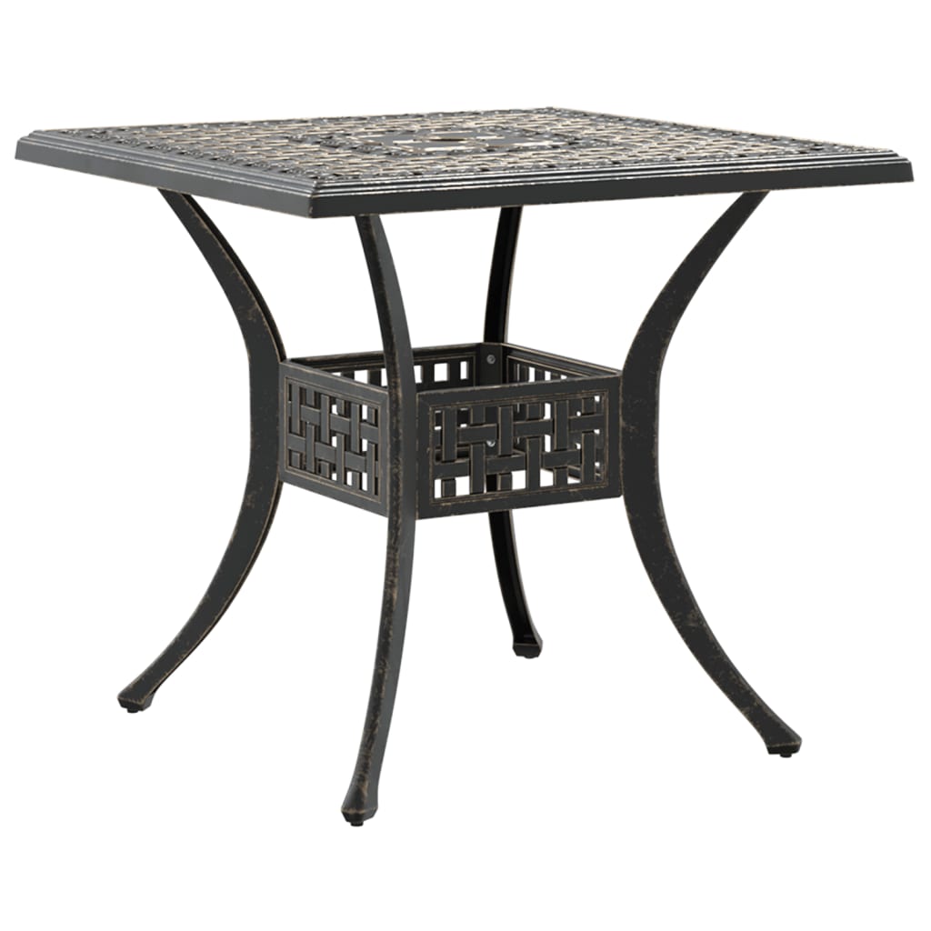 vidaXL 5 Piece Garden Dining Set Bronze Cast Aluminium