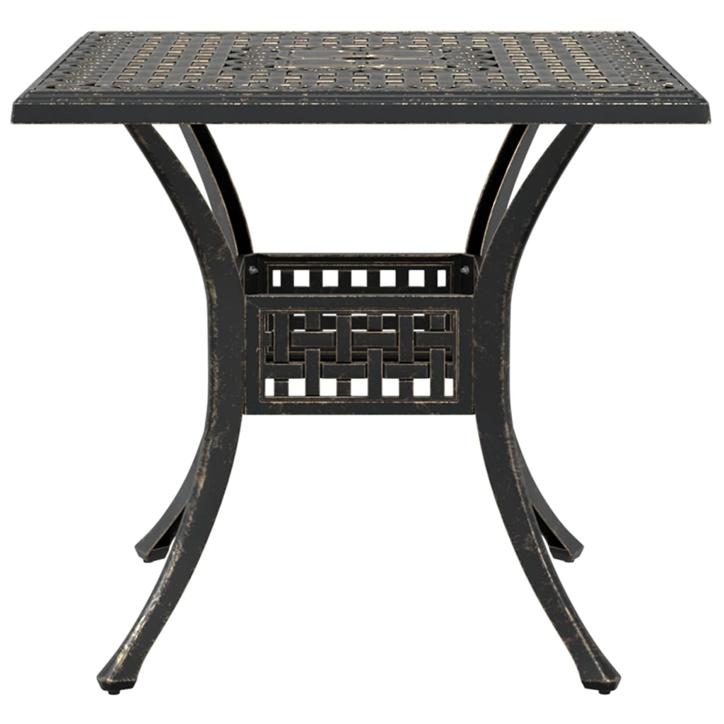 vidaXL 5 Piece Garden Dining Set Bronze Cast Aluminium