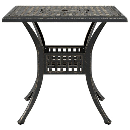 vidaXL 5 Piece Garden Dining Set Bronze Cast Aluminium