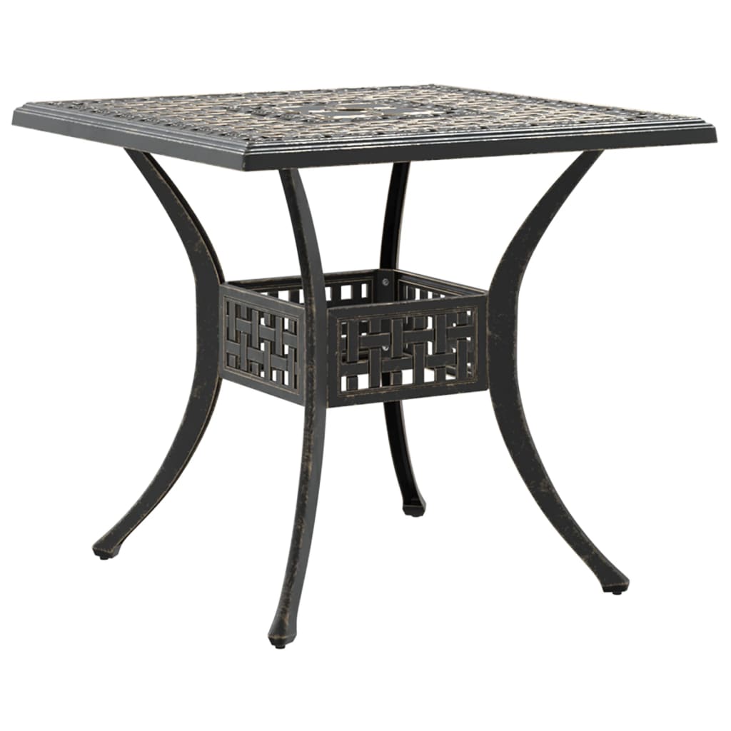 vidaXL 3 Piece Bistro Set Bronze Cast Aluminium