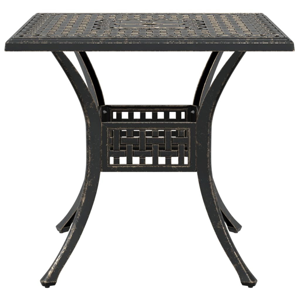 vidaXL 5 Piece Garden Dining Set Bronze Cast Aluminium