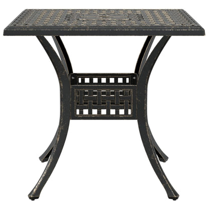 vidaXL 5 Piece Garden Dining Set Bronze Cast Aluminium