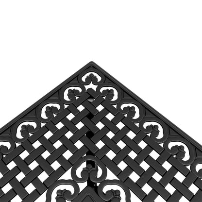 vidaXL Garden Dining Set | Black | Cast Aluminium | Medium | Durable