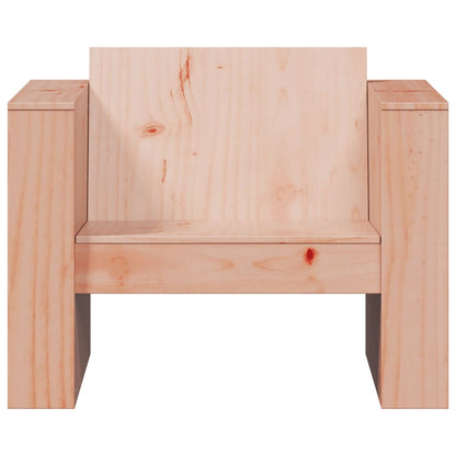 vidaXL Garden Sofa | Natural Wood | Solid Douglas Fir Wood | Single | Durable