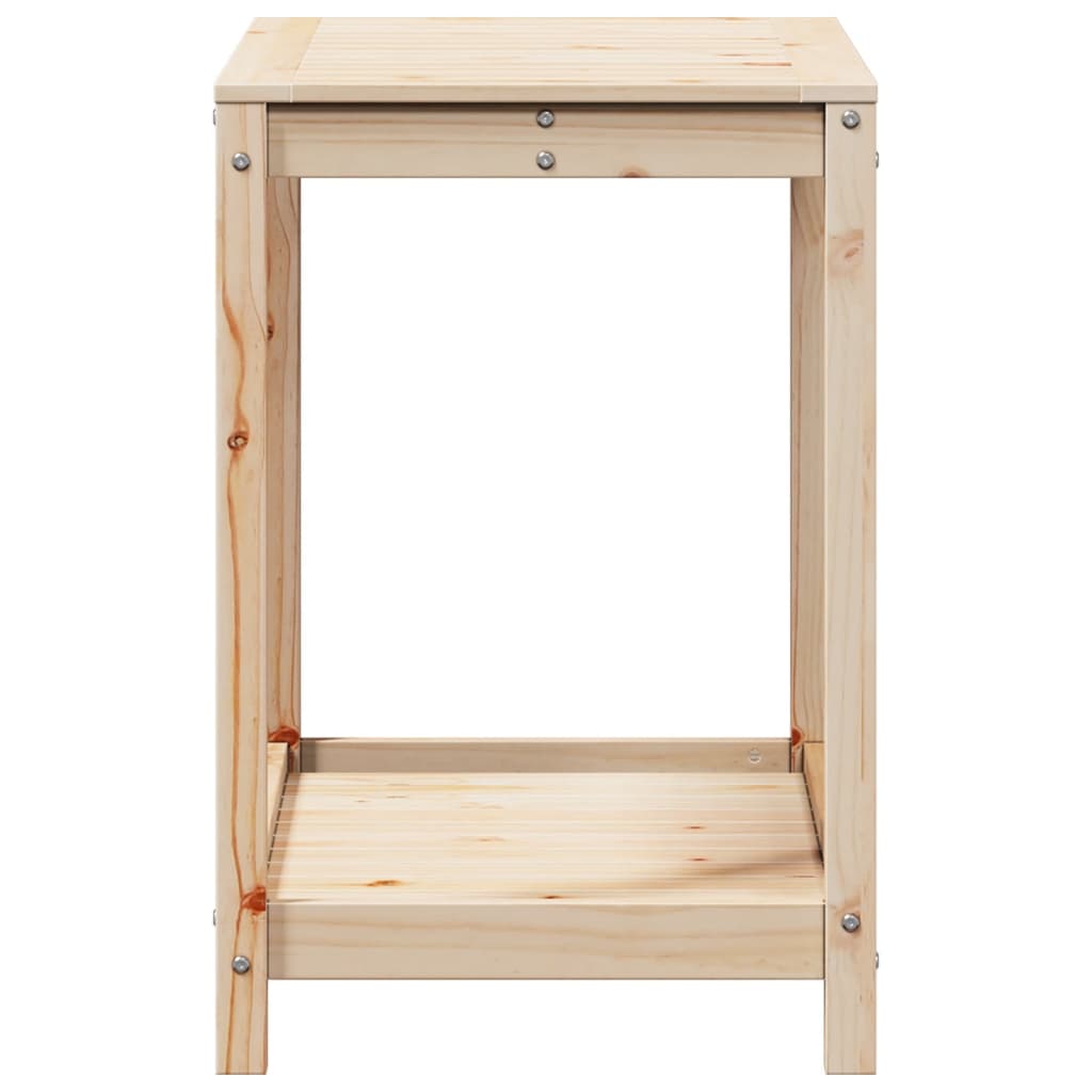 vidaXL Potting Table with Shelf 82,5x50x75 cm Solid Wood Pine